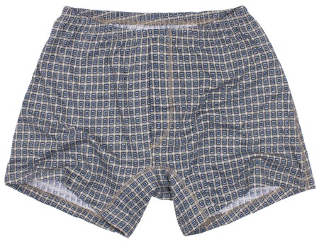 Male underwear isolated on a white background.の写真素材