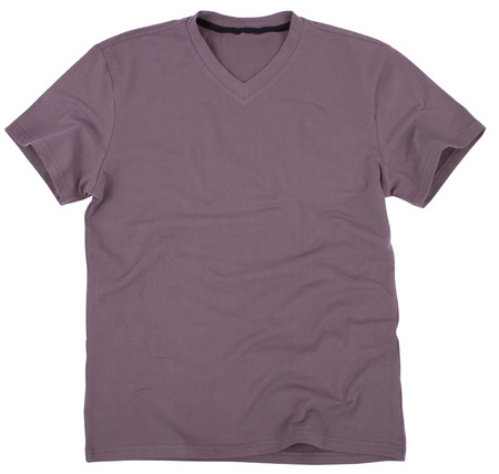Men's t-shirt isolated on a white background.の写真素材