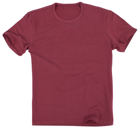 Men's t-shirt isolated on a white background.の写真素材