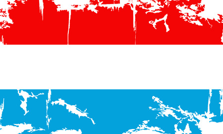 Luxembourg grunge flag. Vector illustration. Grunge effect can be cleaned easily.のイラスト素材
