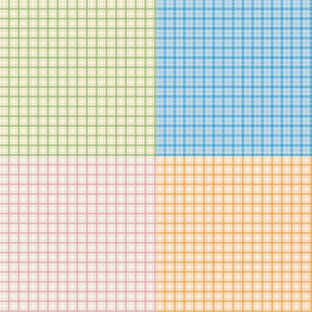 Set of seamless tartan pattern. のイラスト素材