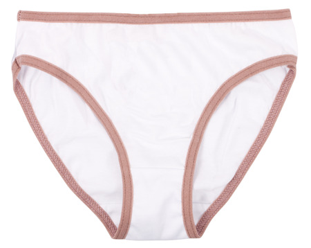 Women s panties isolated on a white background の写真素材