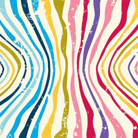 Hippie Colorful striped pattern background. Vectorのイラスト素材