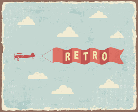 Vintage typography Backgroundのイラスト素材
