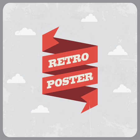 Vintage typography Backgroundのイラスト素材