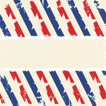 Abstract american background striped ripped paperのイラスト素材