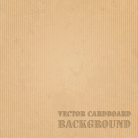 Cardboard grunge paper texture background. Vectorのイラスト素材