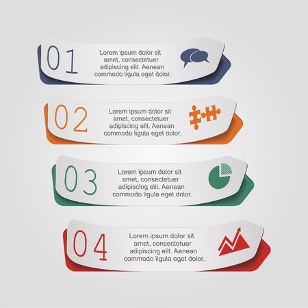 Modern arrow infographics element layout. Vectorのイラスト素材
