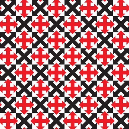 Repeating geometric seamless pattern. Vectorのイラスト素材