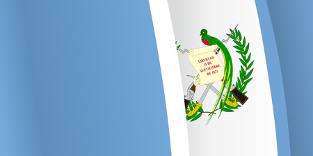 Background with waving Guatemala Flag. Vectorのイラスト素材