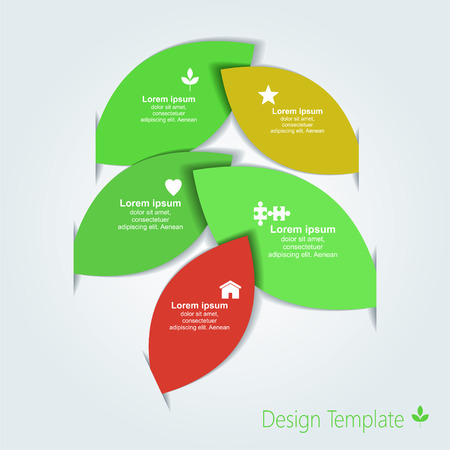 Infographic design template. Vector illustrationのイラスト素材