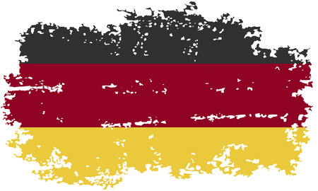 Germany grunge flag. Vector illustration.のイラスト素材