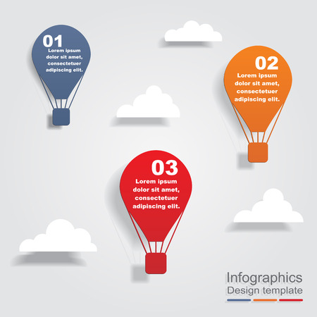 Infographic design template with elements and icons. のイラスト素材