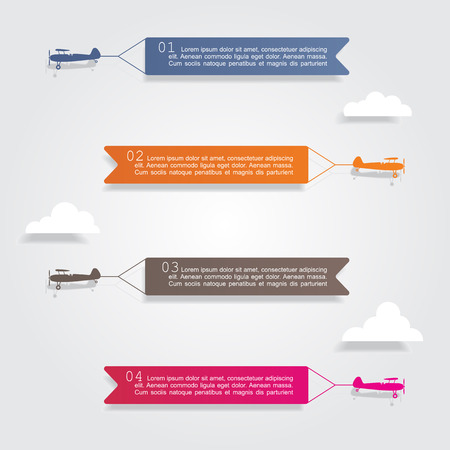 Infographic design template with elements and iconsのイラスト素材