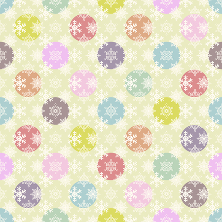 Abstract seamless pattern background with snowflakes. のイラスト素材