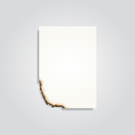 Paper banner template for your design. Vector illustrationのイラスト素材