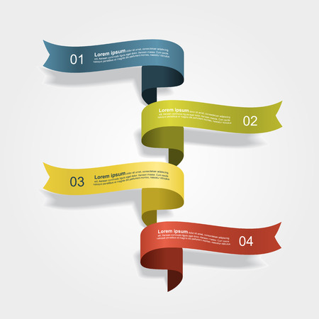 Info graphic design template with place for your data.のイラスト素材