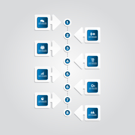 Infographic design template with place for your data. Vector illustration.のイラスト素材