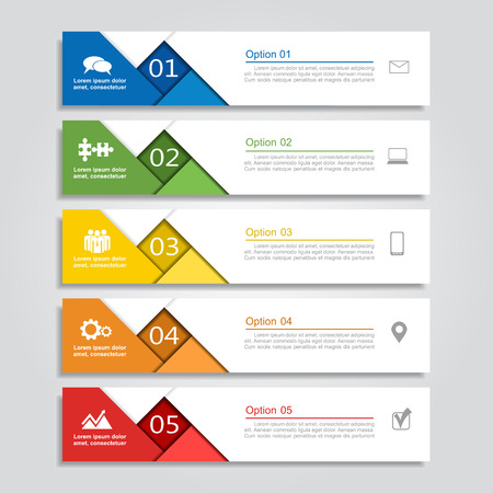 Infographic design template with place for your data.のイラスト素材