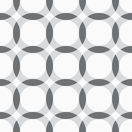 Repeating geometric circles seamless pattern. Vector illustration.のイラスト素材