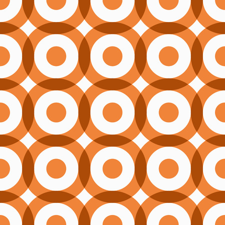 Repeating geometric circles seamless pattern. Vector illustration.のイラスト素材