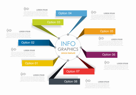 Infographic design template with place for your text. Vector illustration.の写真素材
