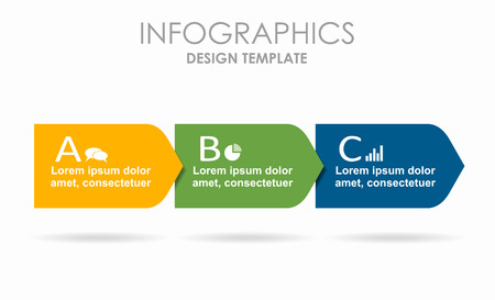 Infographic design template with place for your text. Vector illustration.のイラスト素材