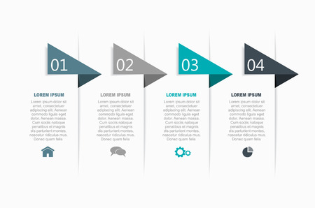 Infographic design template with place for your text. Vector illustration.のイラスト素材