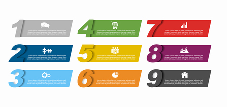 Infographic design template with place for your text. Vector illustration.のイラスト素材
