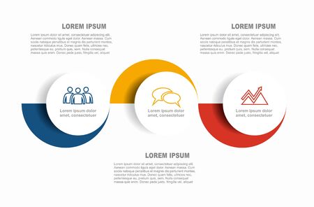 Infographic design template with place for your data. Vector illustration.のイラスト素材