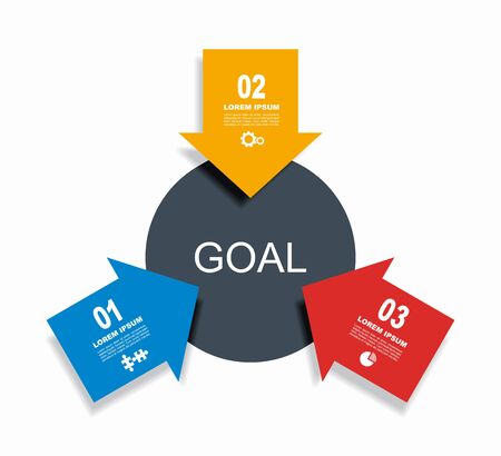 Infographic design template with place for your data. Vector illustration.のイラスト素材