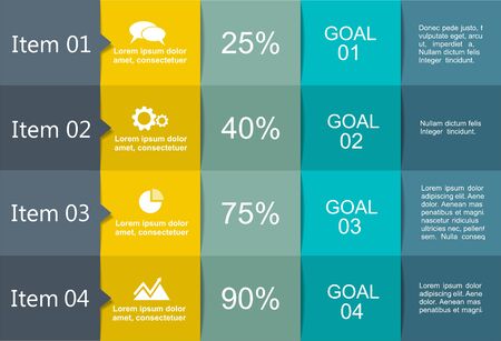 Infographic design template with place for your data. Vector illustration.のイラスト素材