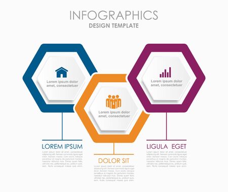 Infographic design template with place for your data. Vector illustration.のイラスト素材
