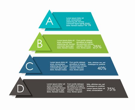 Infographic design template with place for your data. Vector illustration.のイラスト素材