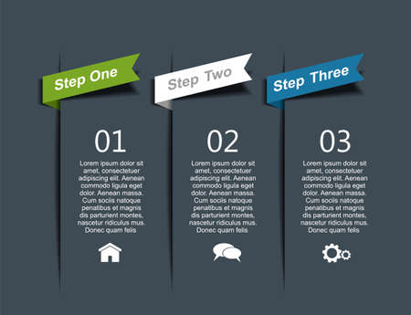 Infographic design template with place for your data. Vector illustration.のイラスト素材
