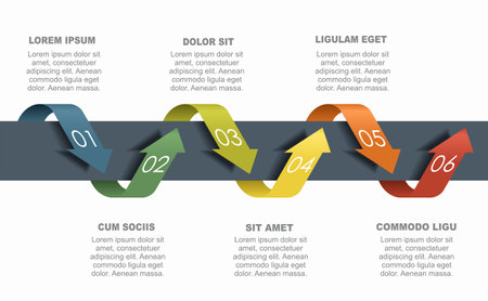 Infographic design template with place for your data. Vector illustration.のイラスト素材
