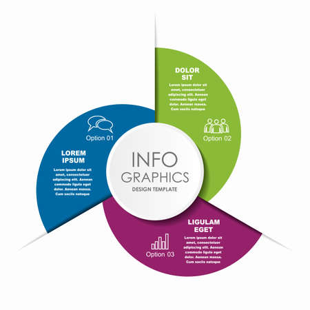 Infographic design template with place for your data. Vector illustration.のイラスト素材