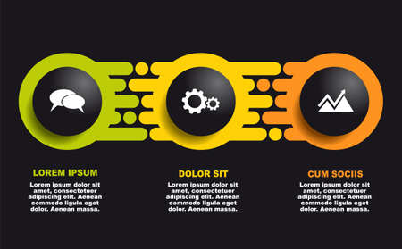Infographic design template with place for your data. Vector illustration.のイラスト素材