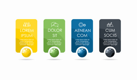 Infographic design template with place for your data. Vector illustration.のイラスト素材