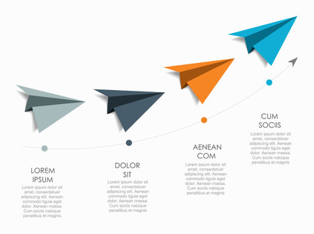 Infographic design template with place for your data. Vector illustration.のイラスト素材