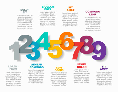 Infographic design template with place for your data. Vector illustration.のイラスト素材