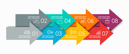 Infographic design template with place for your data. Vector illustration.のイラスト素材