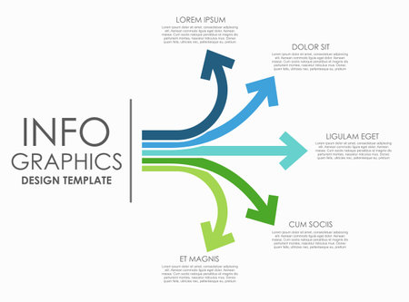 Infographic design template with place for your data. Vector illustration.のイラスト素材