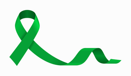 Libyan flag stripe ribbon wavy background layout. Vector illustration.のイラスト素材