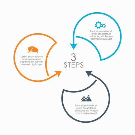 Infographic design template with place for your data. Vector illustration.のイラスト素材