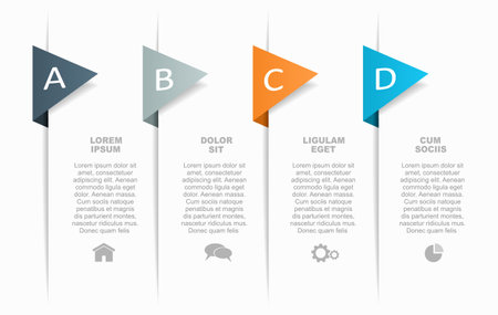 Infographic design template with place for your data. Vector illustration.のイラスト素材