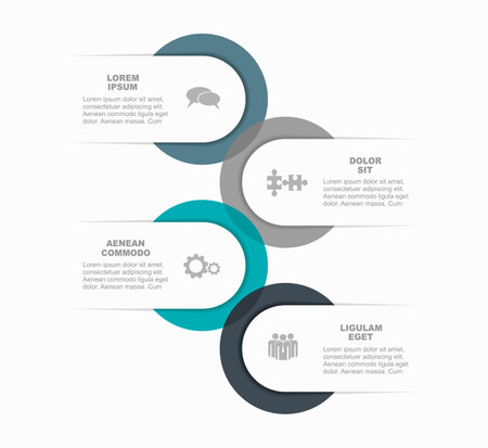 Infographic design template with place for your data. Vector illustration.のイラスト素材