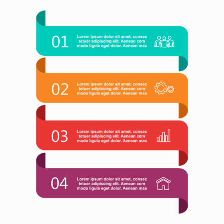 Infographic design template with place for your data. Vector illustration.のイラスト素材