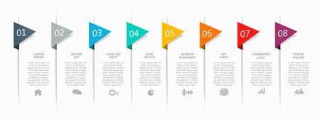 Infographic design template with place for your data. Vector illustration.のイラスト素材
