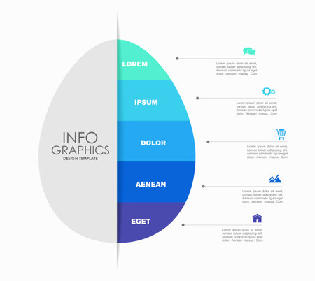Infographic design template with place for your data. Vector illustration.のイラスト素材